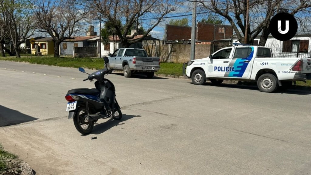 Accidente de tránsito entre una camioneta y una motocicleta en Ayacucho.