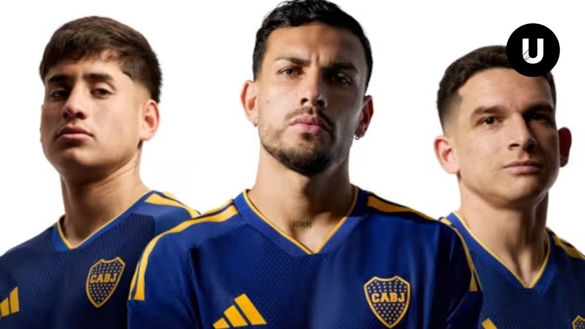 Nueva camiseta titular de Boca Juniors para la temporada 2026/27.