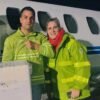 Equipo médico durante un operativo de donación y trasplante de órganos en Mar del Plata.