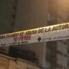 pasacalles con mensajes intimidatorios frente a un colegio de Mar del Plata