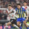 festejo de River tras eliminar a Rosario Central