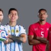 Entrenamiento de la Selección Argentina en Kansas City antes del duelo frente a Suiza.