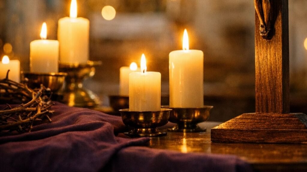 celebración de Semana Santa en parroquia de Ayacucho